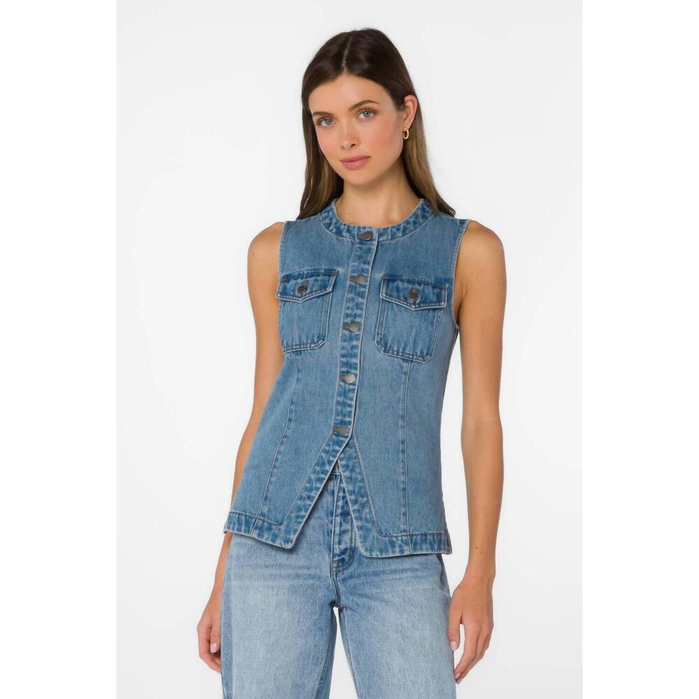 NEW VELVET HEART ideline vest in 194 vintage havana